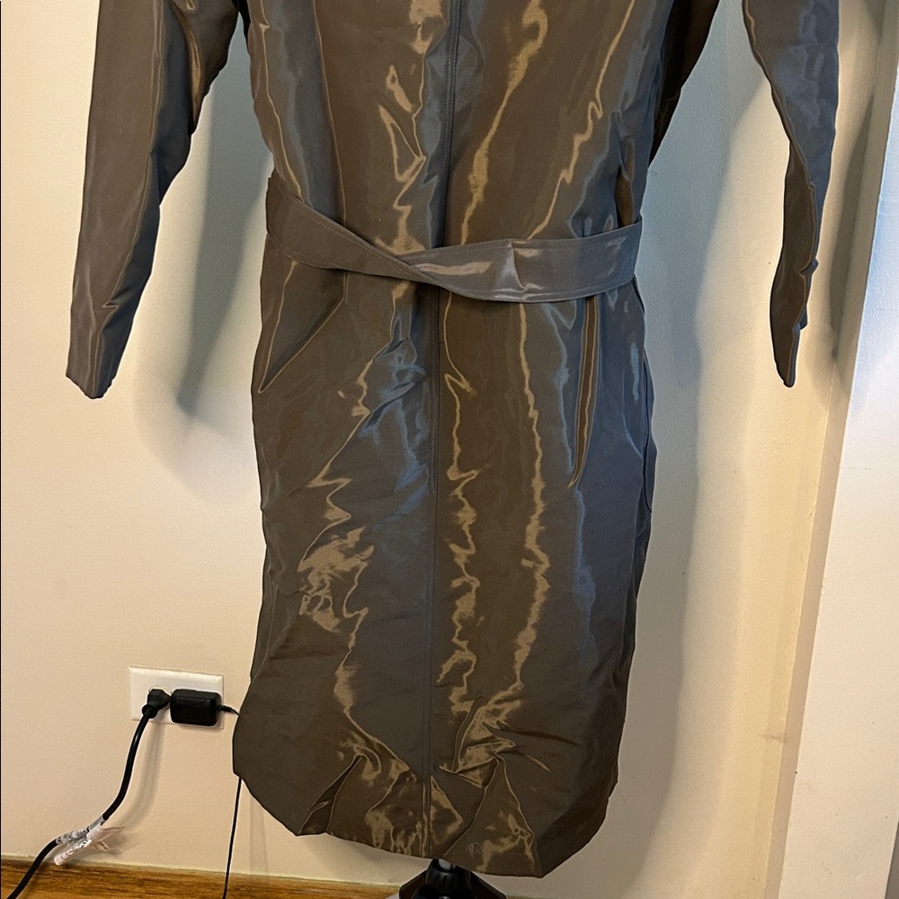Ron Leal Chic Olive Belted Trench Coat - Picture 7 of 14